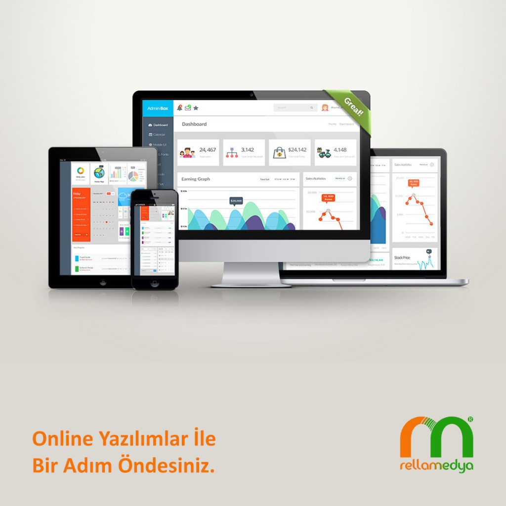 Online Yazılımlar ile Bir Adım Öndesiniz.